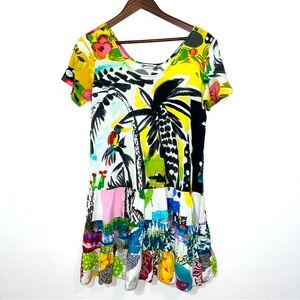 Jams World Parrot Cove Hattie Dress Boho Colorful